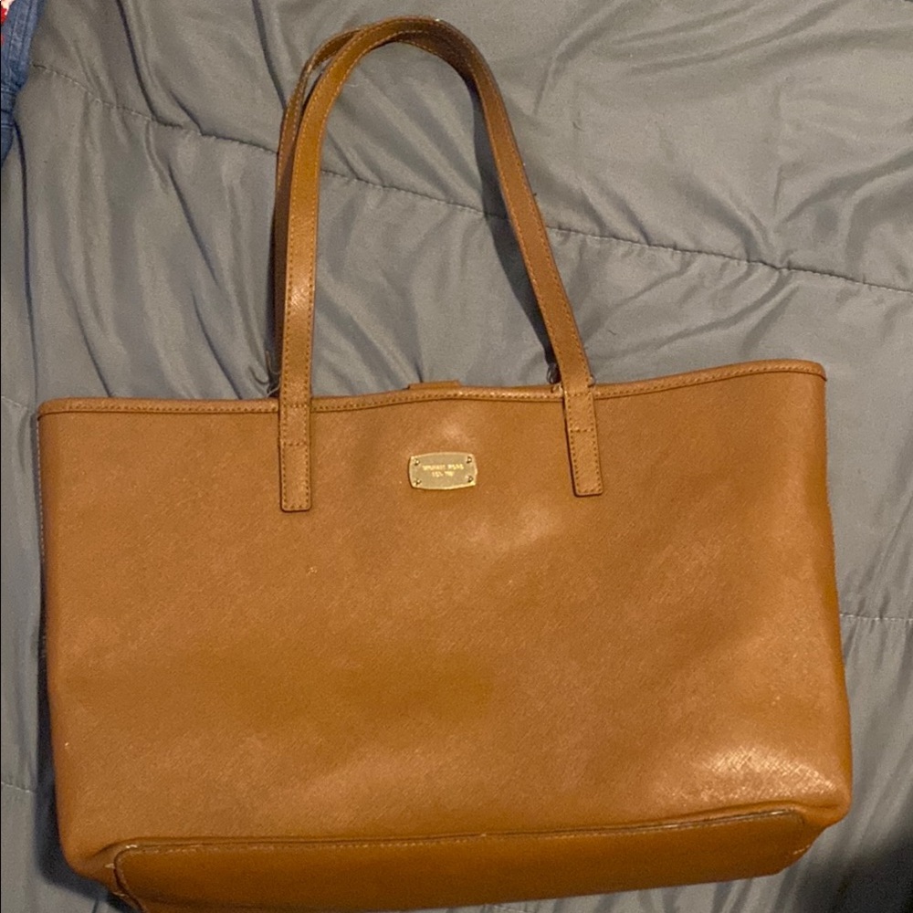 Brown Leather Tote Bag